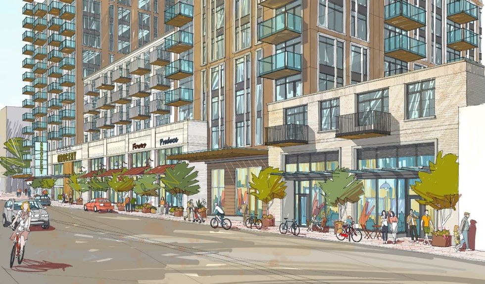 View from W 10th Avenue.