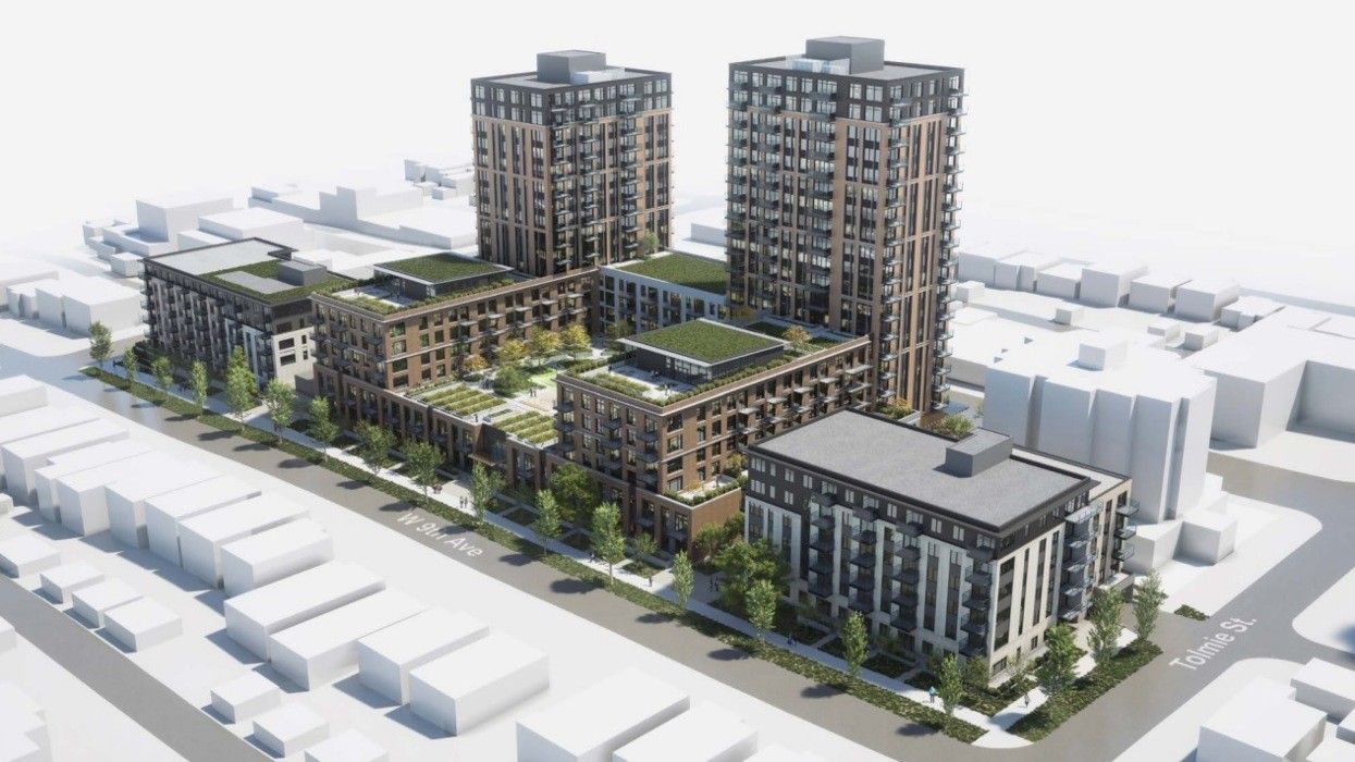 View from W 9th Avenue.