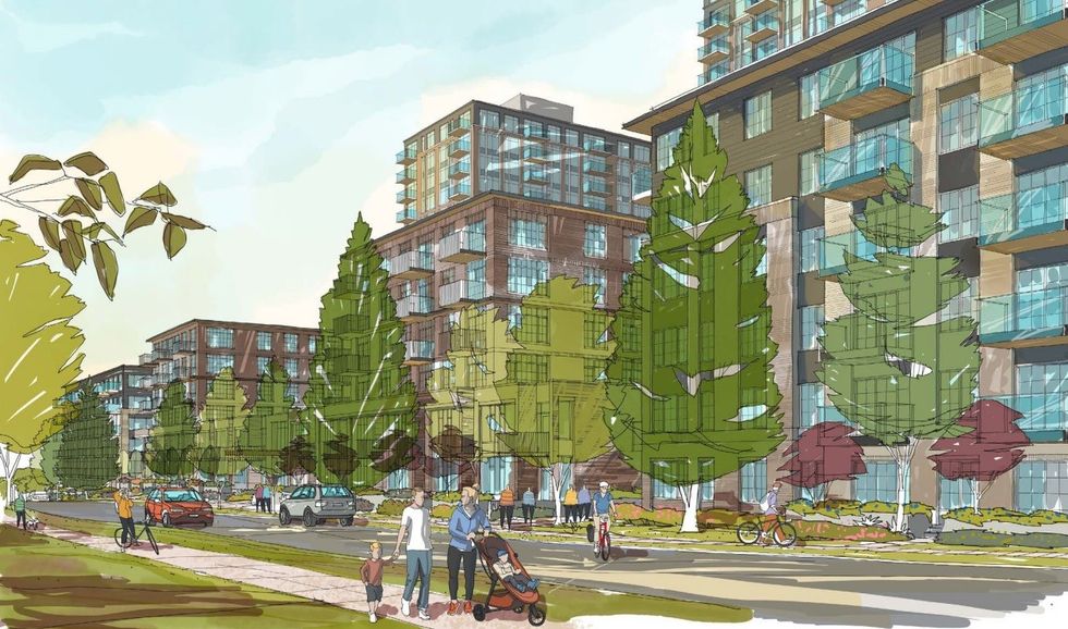 View from W 9th Avenue.