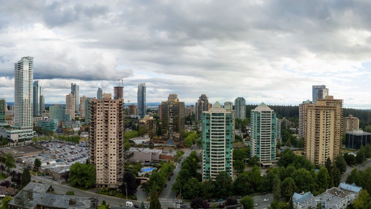 View of Burnaby from above Grange Street.