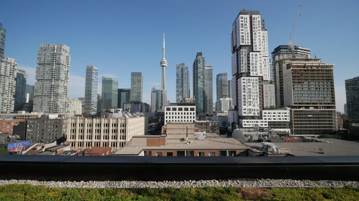 View of the downtown Toronto skyline.