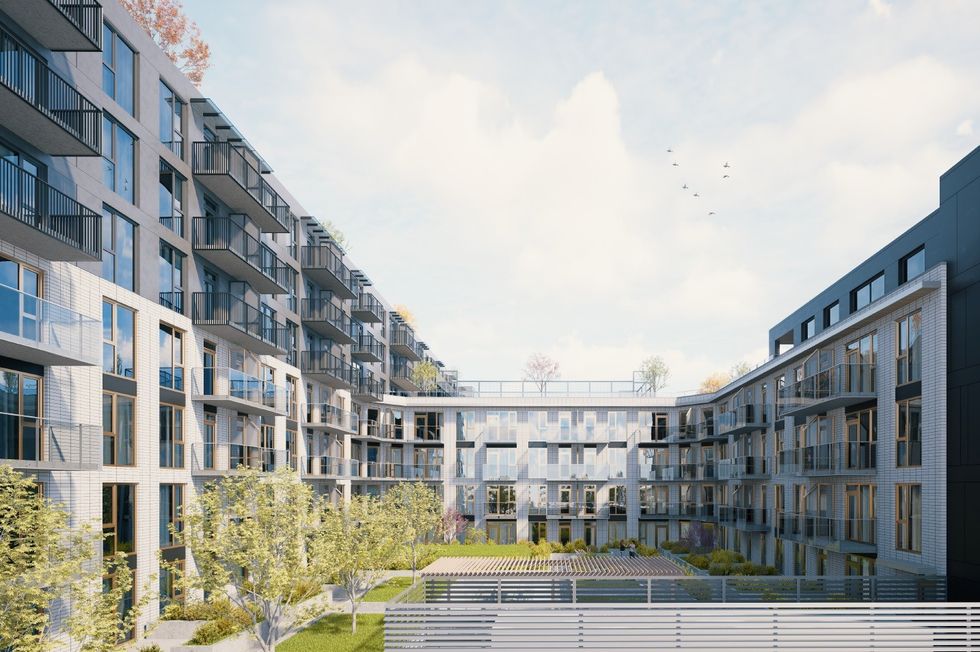 View of the internal courtyard.