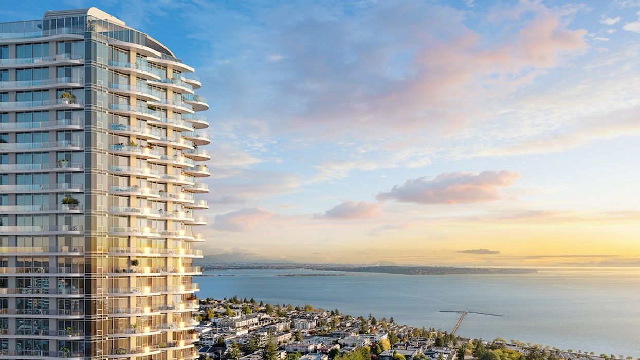 View of The Landmark overlooking the ocean