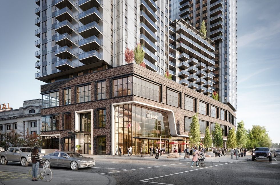 View of the project from the corner of Station Street and Terminal Avenue.