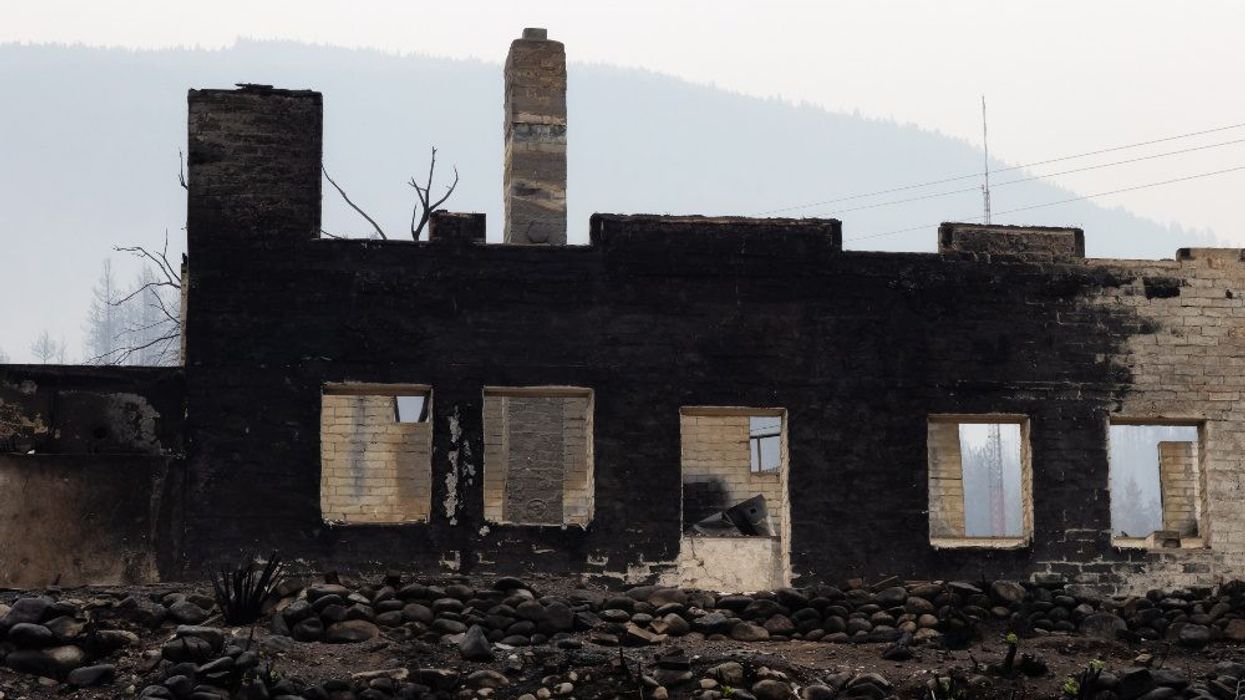 Village of Lytton after the 2021 widlfire.