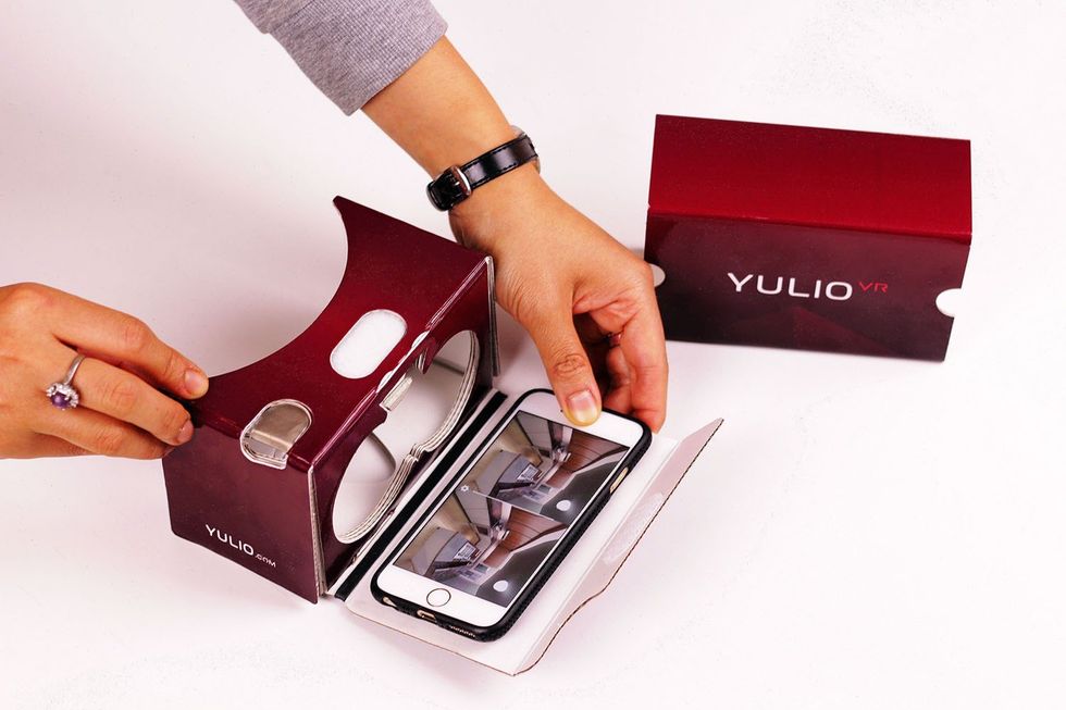 Virtual reality yulio cardboard