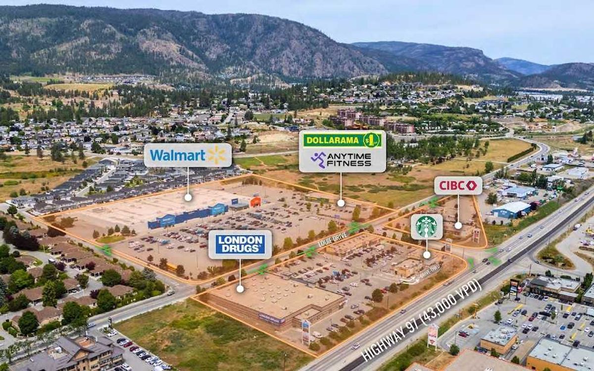 GWL Realty Lists 23-Acre Westbank Hub North Shopping Centre In West Kelowna