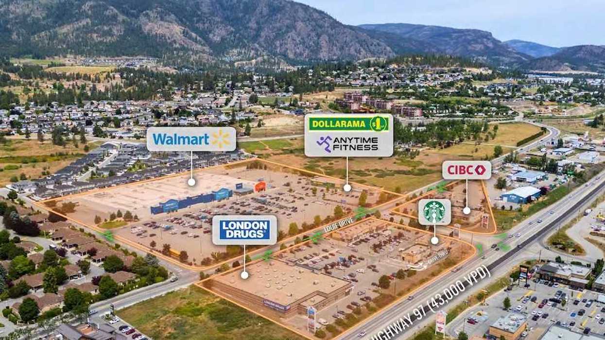 GWL Realty Lists 23-Acre Westbank Hub North Shopping Centre In West Kelowna
