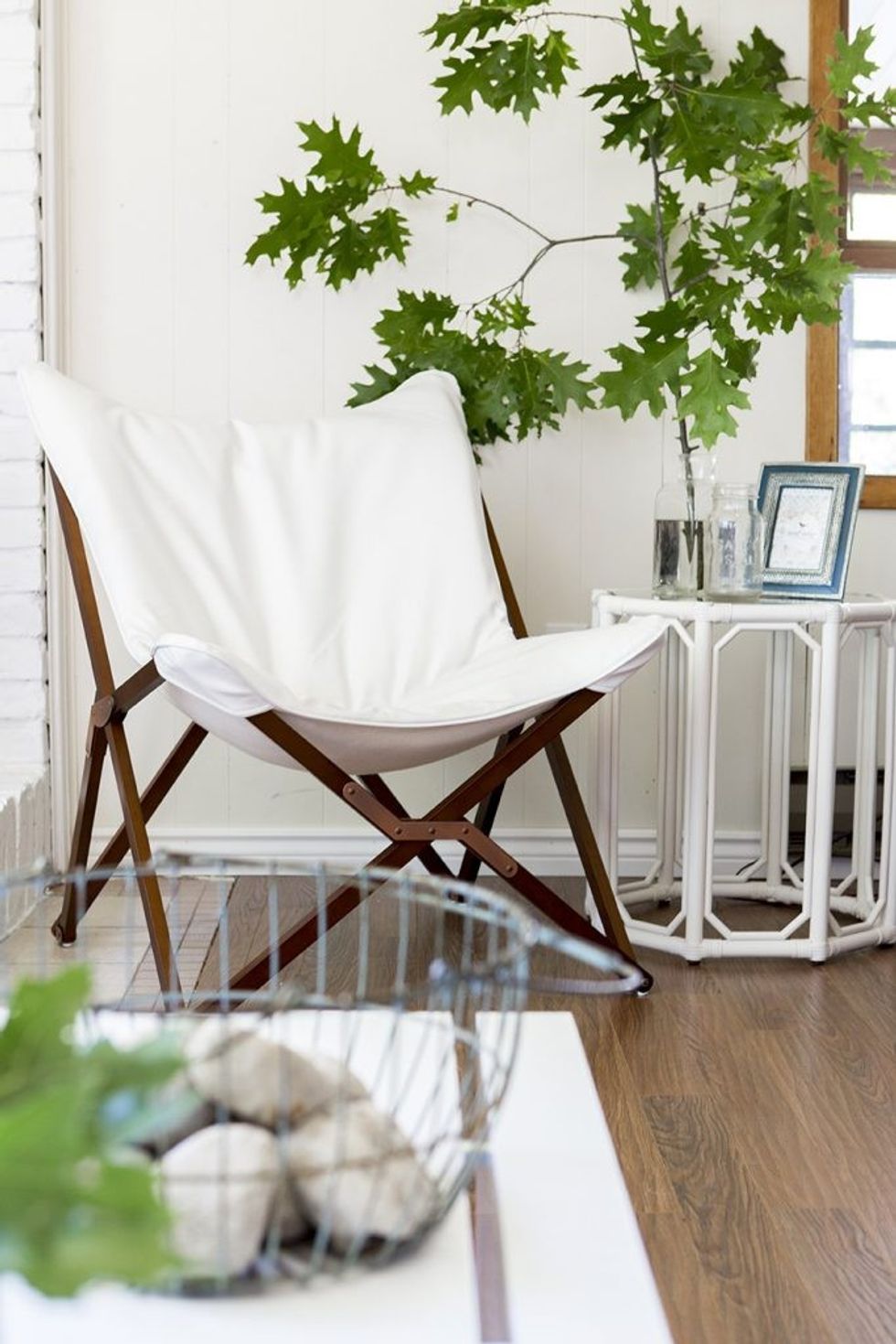 White and green colour schemes give your cottage an earthy yet stylish feel.