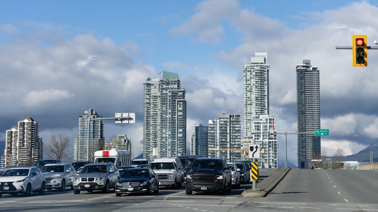 Willingdon Avenue leading towards the Brentwood area of Burnaby.