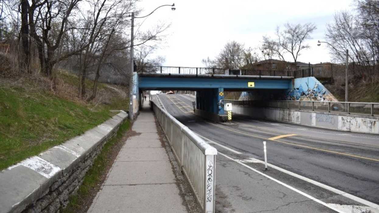 Woodbine bridge construction