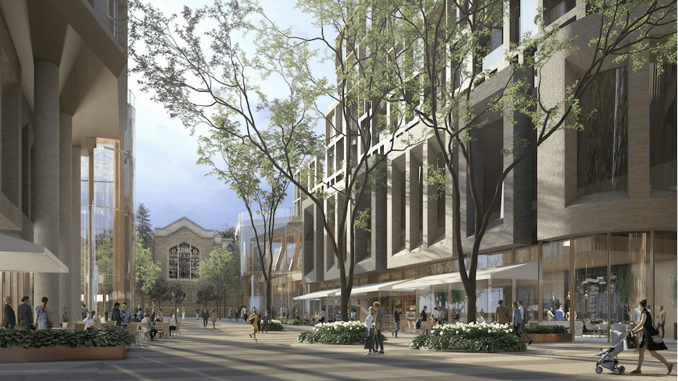 Yonge courtyard