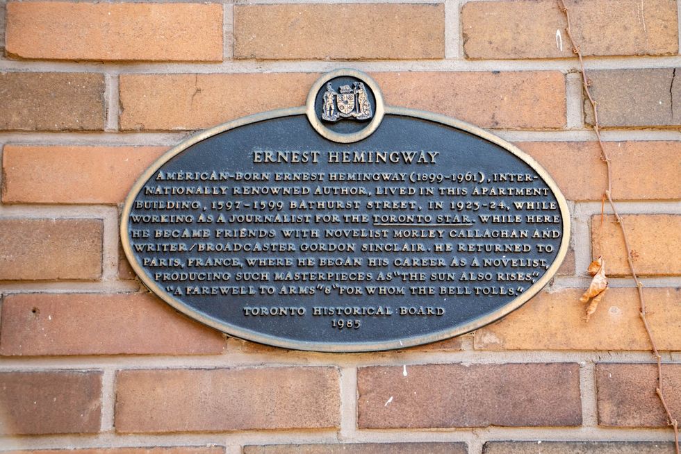 Ernest Hemingway House Toronto