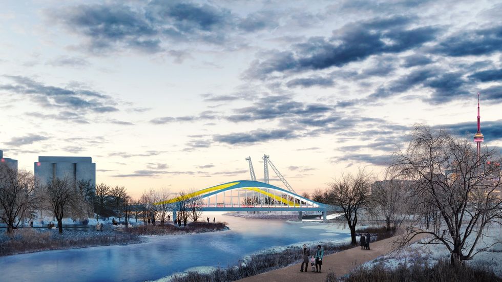 Toronto S New Port Lands Bridges To Be Floated Up The St Lawrence River