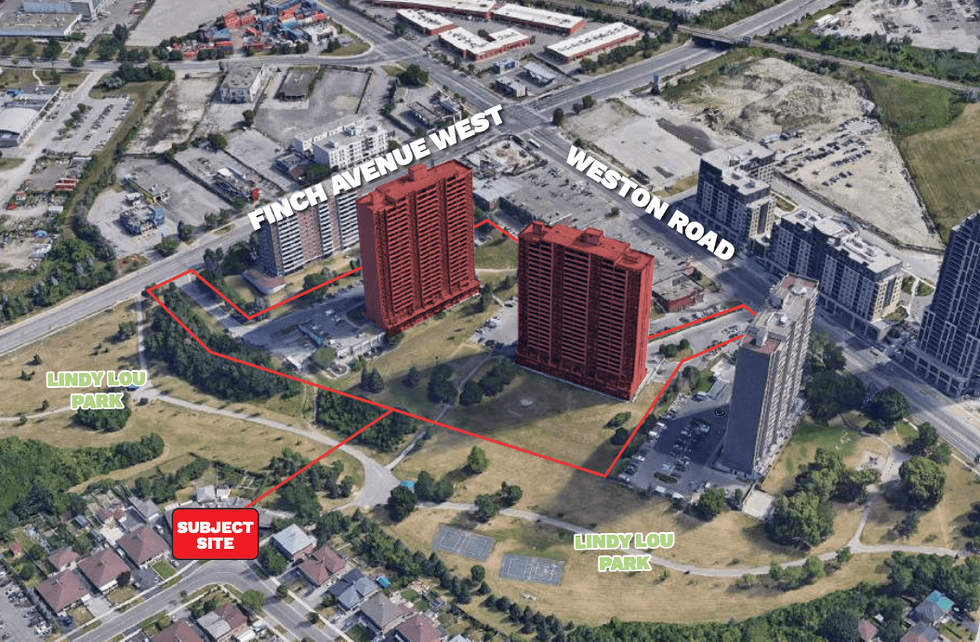 36Storey Rental Tower Proposed to Rise Near Finch and Weston