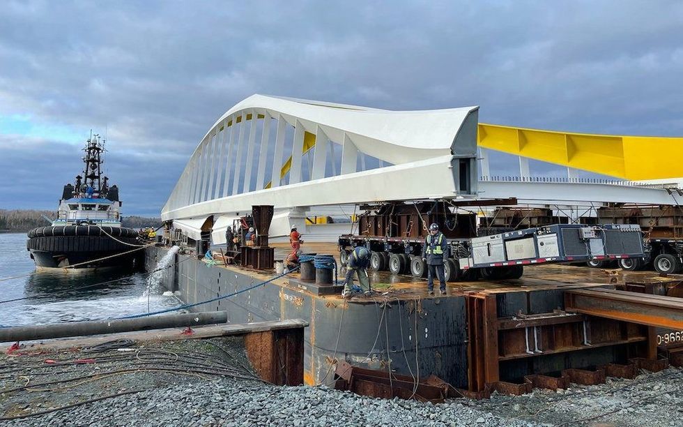 Another Sleek New Bridge Sets Sail for Toronto's Port Lands