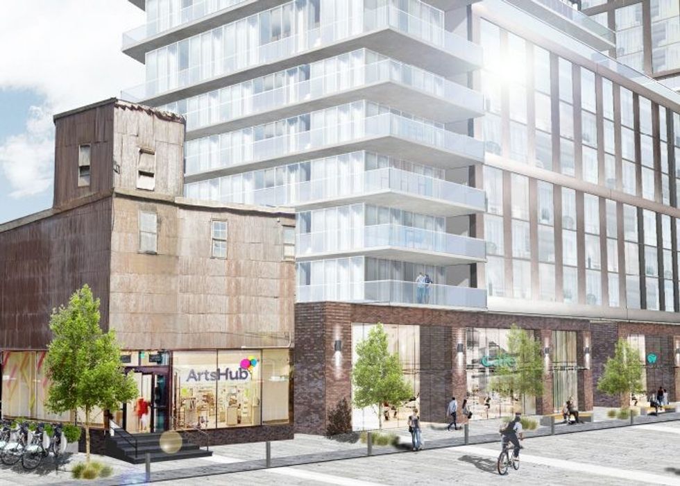 New Dawes Road Towers Will Turn Century-Old Grain Elevator into Daycare ...