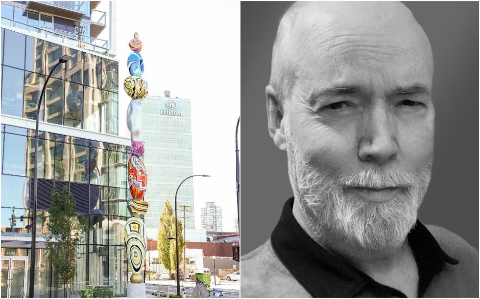 Douglas Coupland Art Installation Unveiled At Burnaby's Station Square