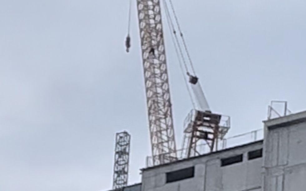 Three People Spotted Climbing Toronto Crane, Taking Pictures Police