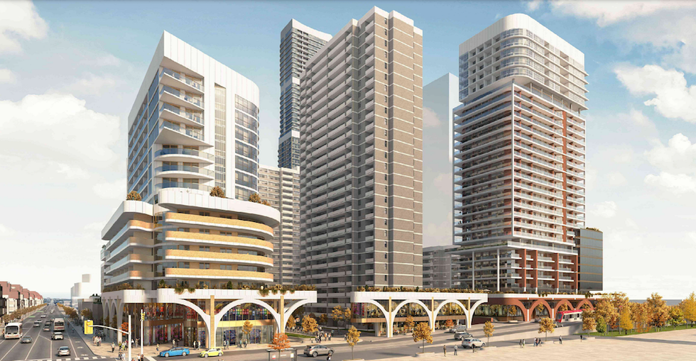 Five Towers Reaching Up To 55 Storeys Planned Near Danforth GO