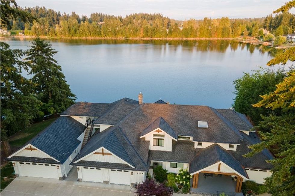 Striking 6M Home with Lake Access Hits the Market in Langley