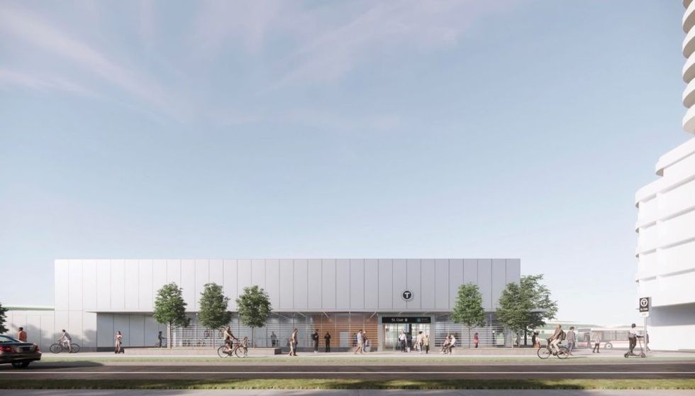 New Features Proposed for Future St. ClairOld Weston SmartTrack Station