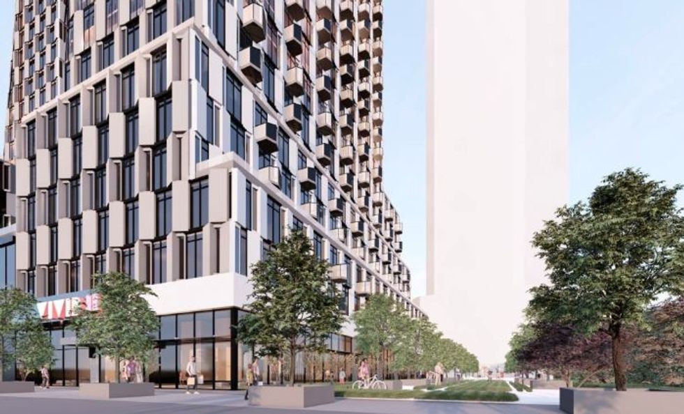 Condo Towers Proposed for Canadian Tire Site on Danforth Avenue