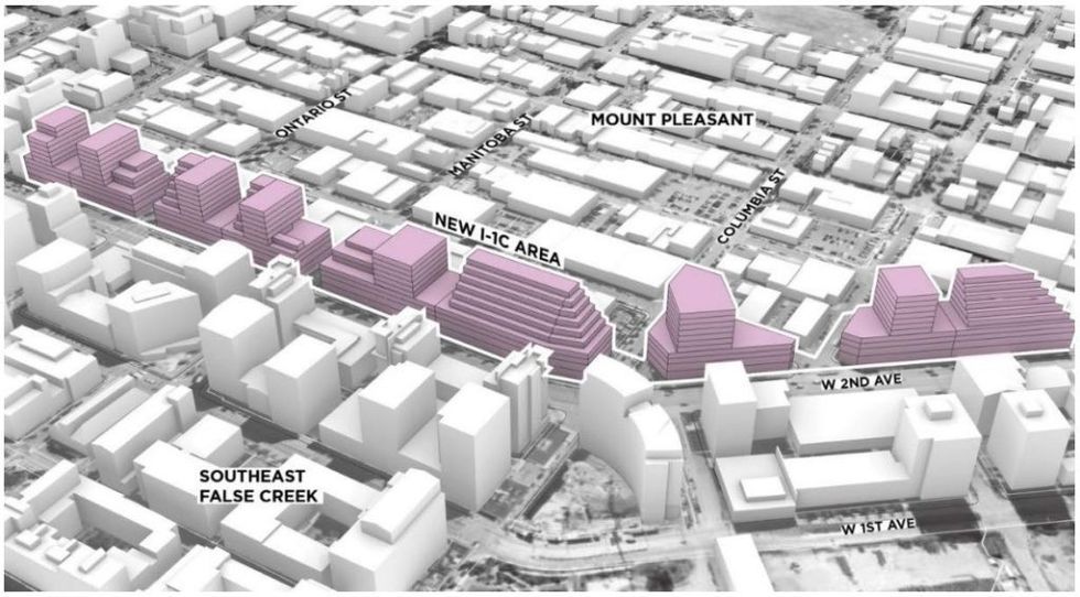 Vancouver Mount Pleasant I-1C Area Concept